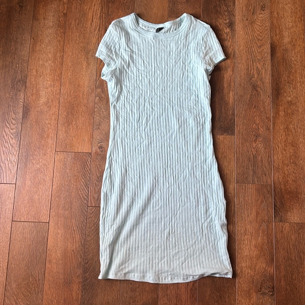 Sky blue dress